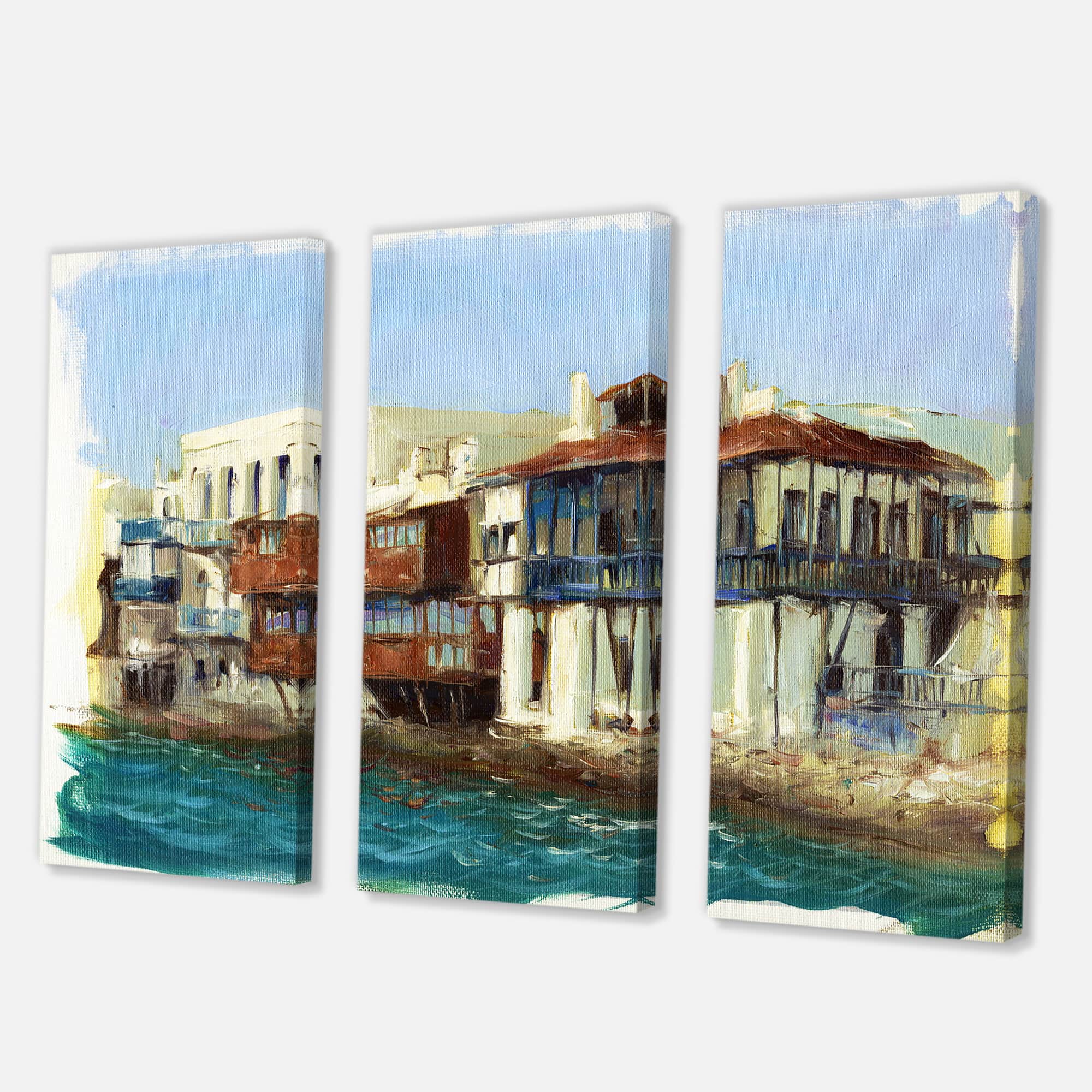 Designart - Old Houses On The Island of Mykonos Greece